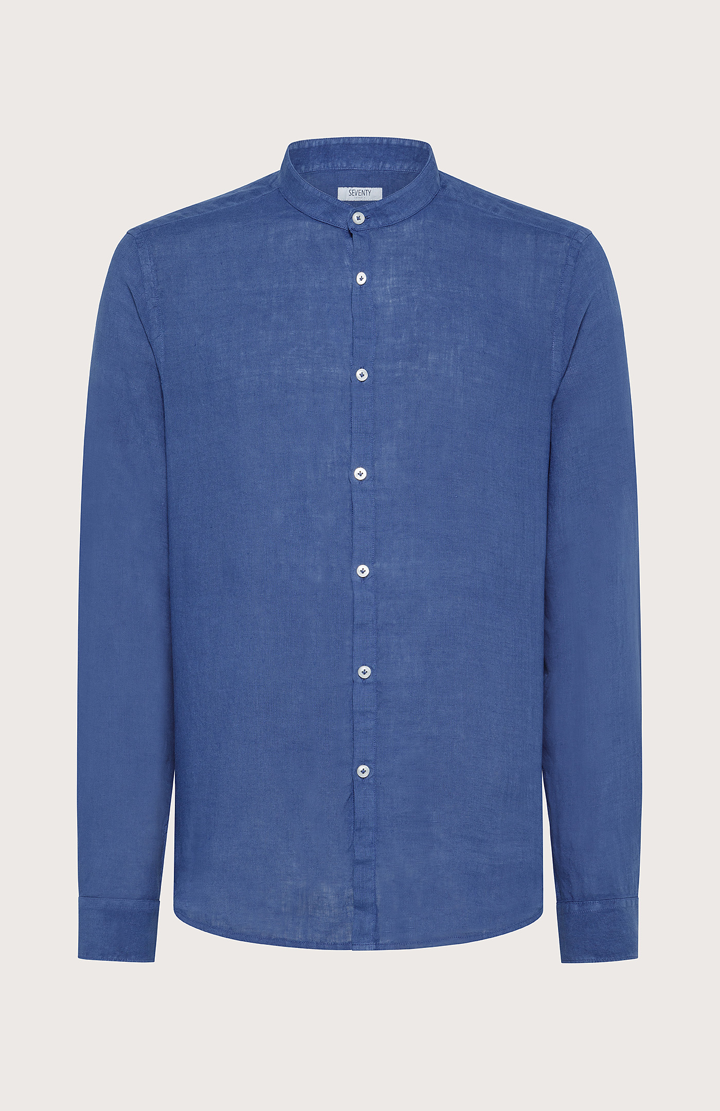 Korean collar shirt - Col. Blue | Seventy®