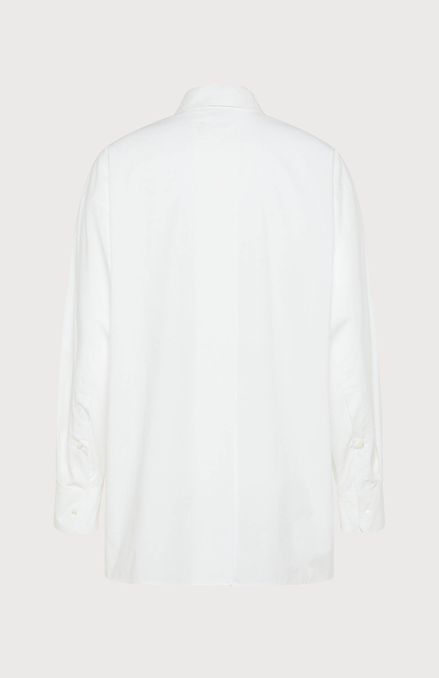 Relaxed fit shirt with slit waist and rounded bottom | Seventy Venezia