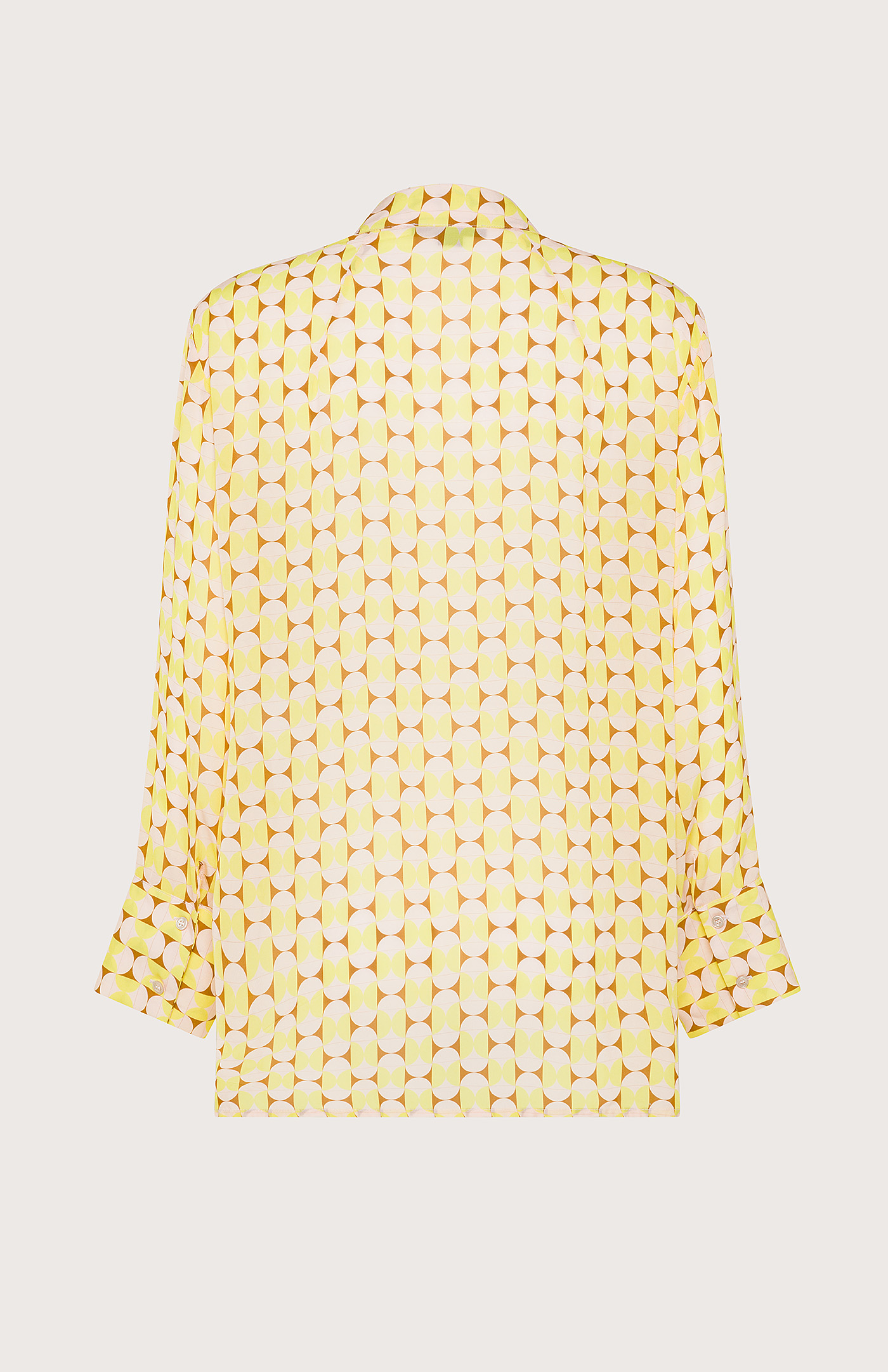 V-neck geometric print blouse | Seventy Venezia