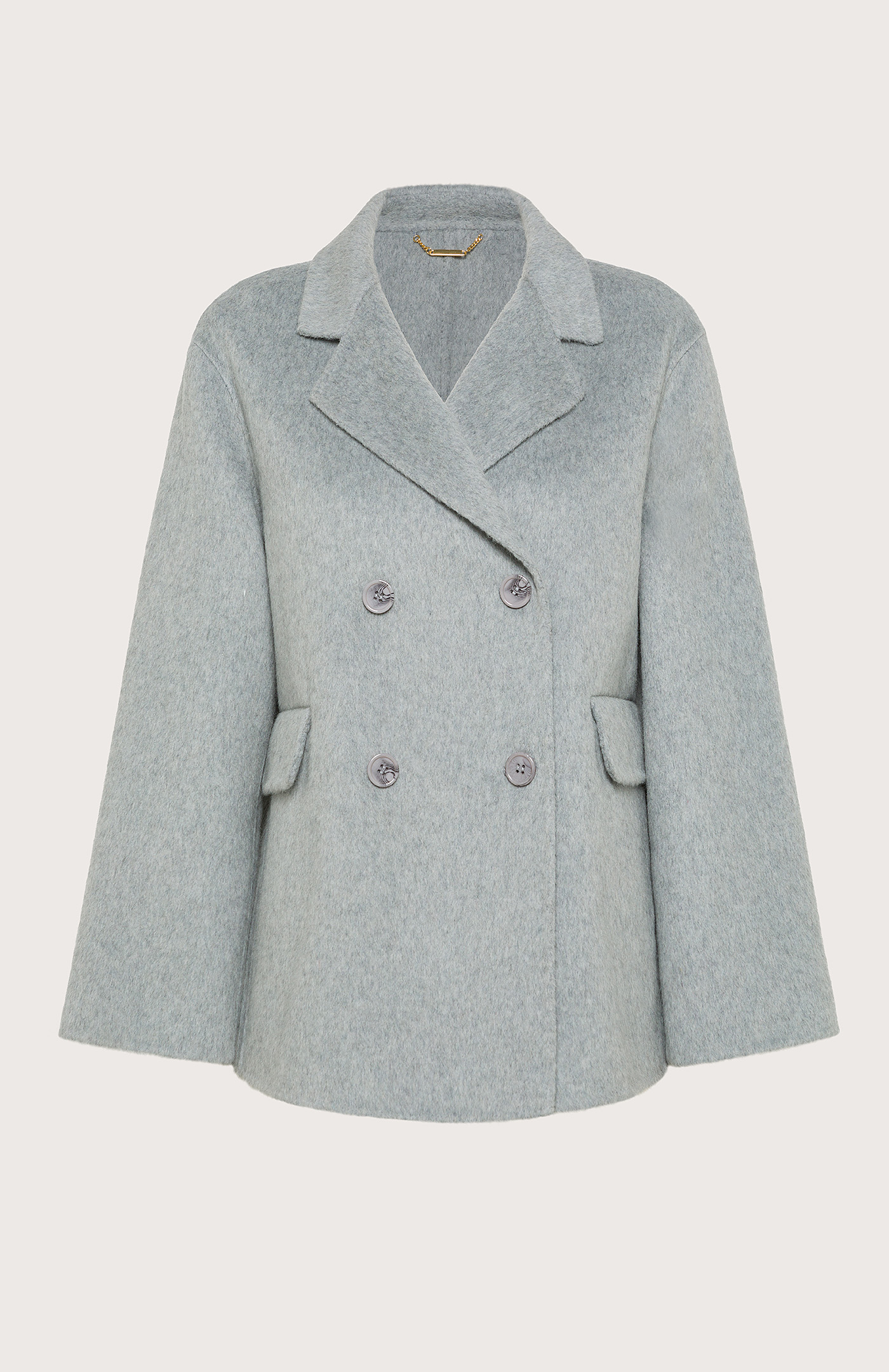 BCBG MAXAZRIA wool coat light shops blue peacoat