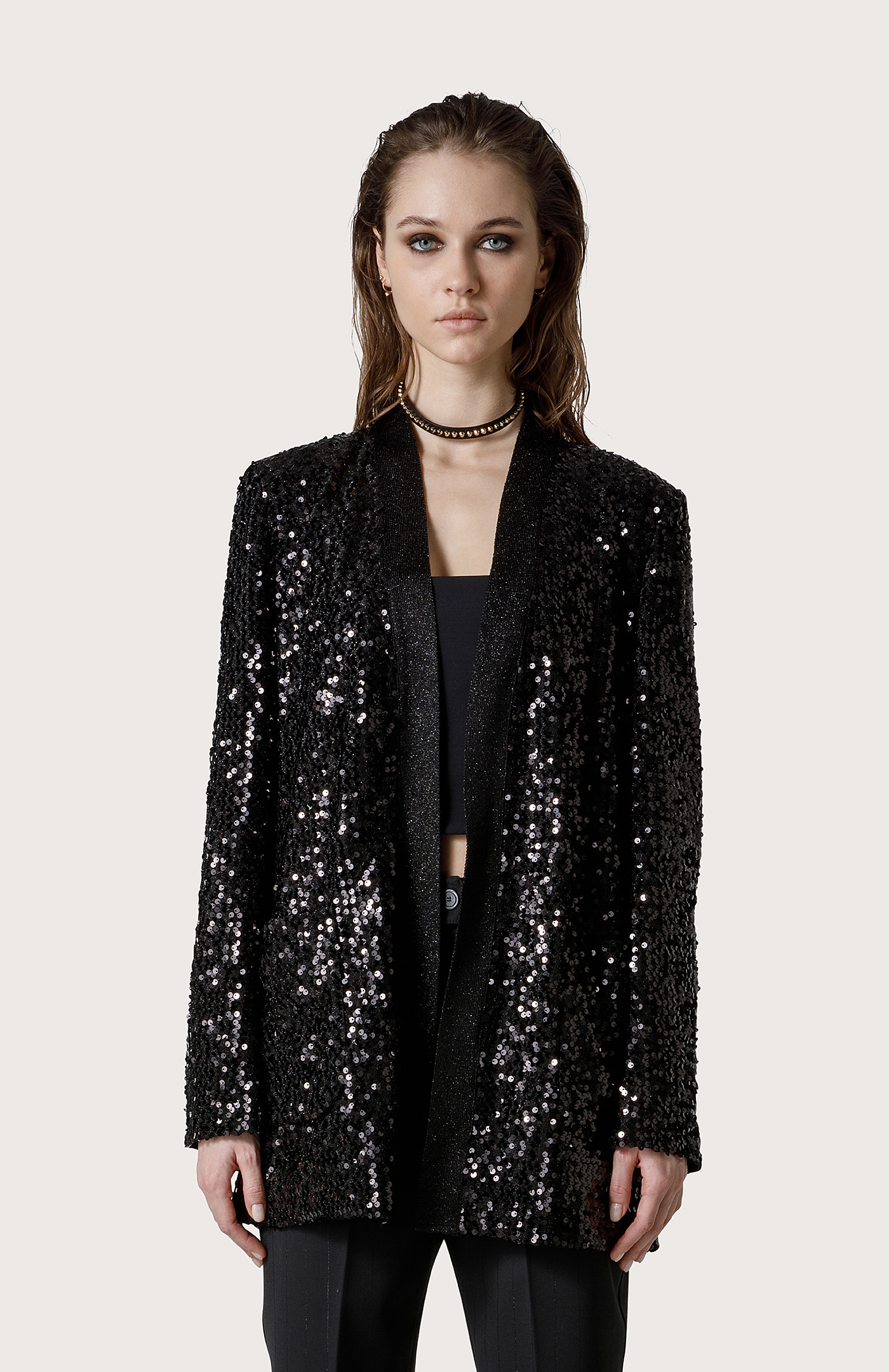 Sequin jacket Col. Black Seventy®