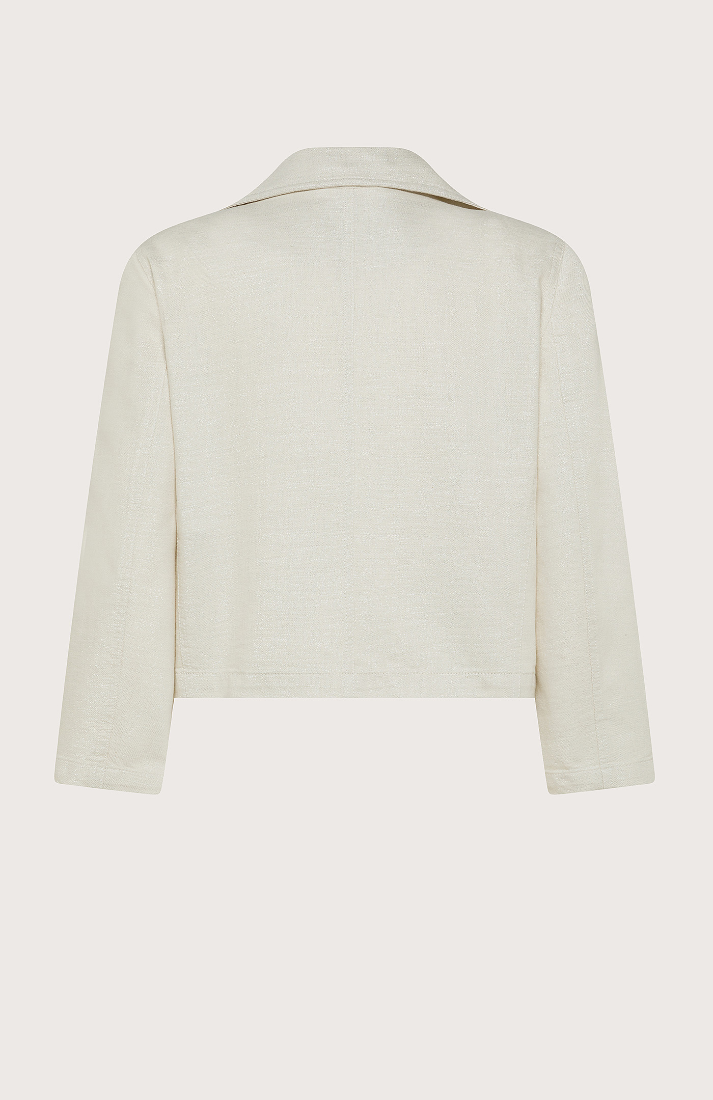 Short bolero jacket in lightweight cotton and viscose bull with lurex | Seventy Venezia