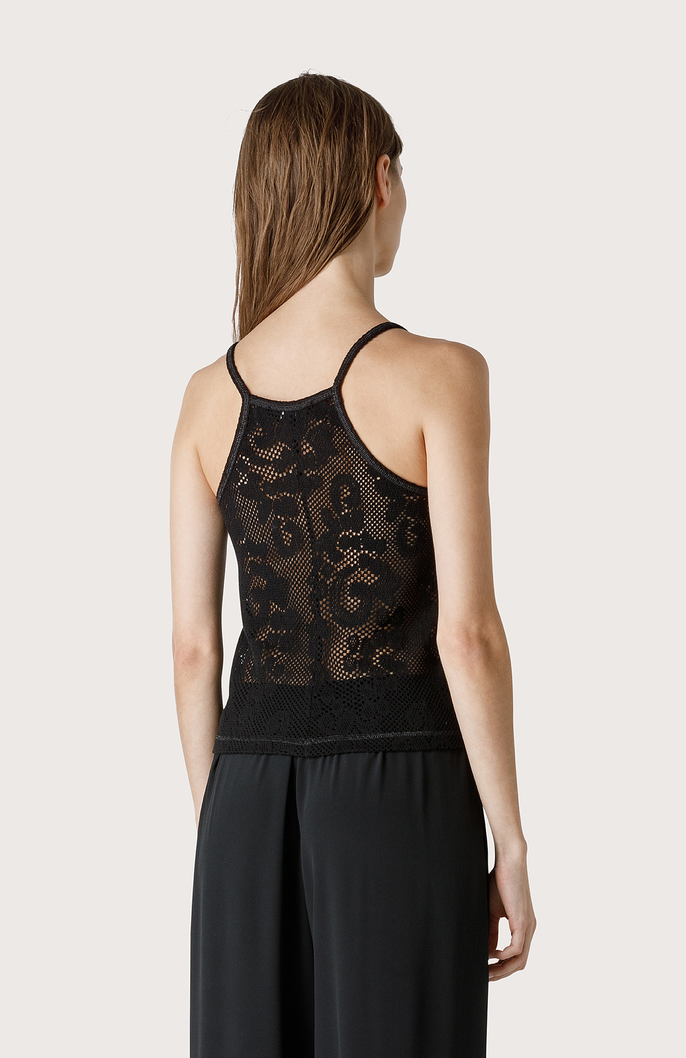Lace top tank Col. Black Seventy®
