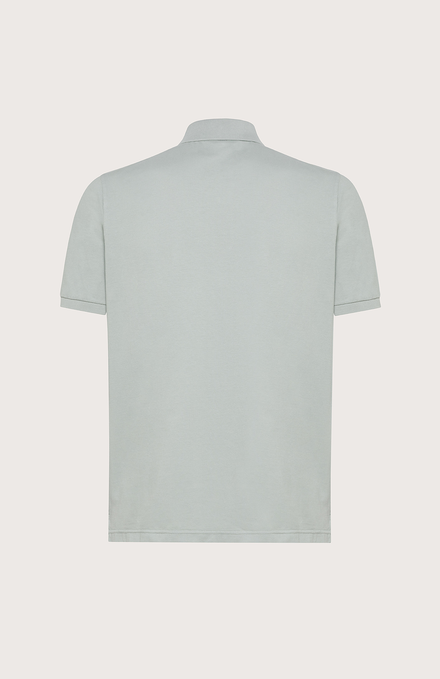 Stretch pique half sleeve polo shirt Green | Seventy®