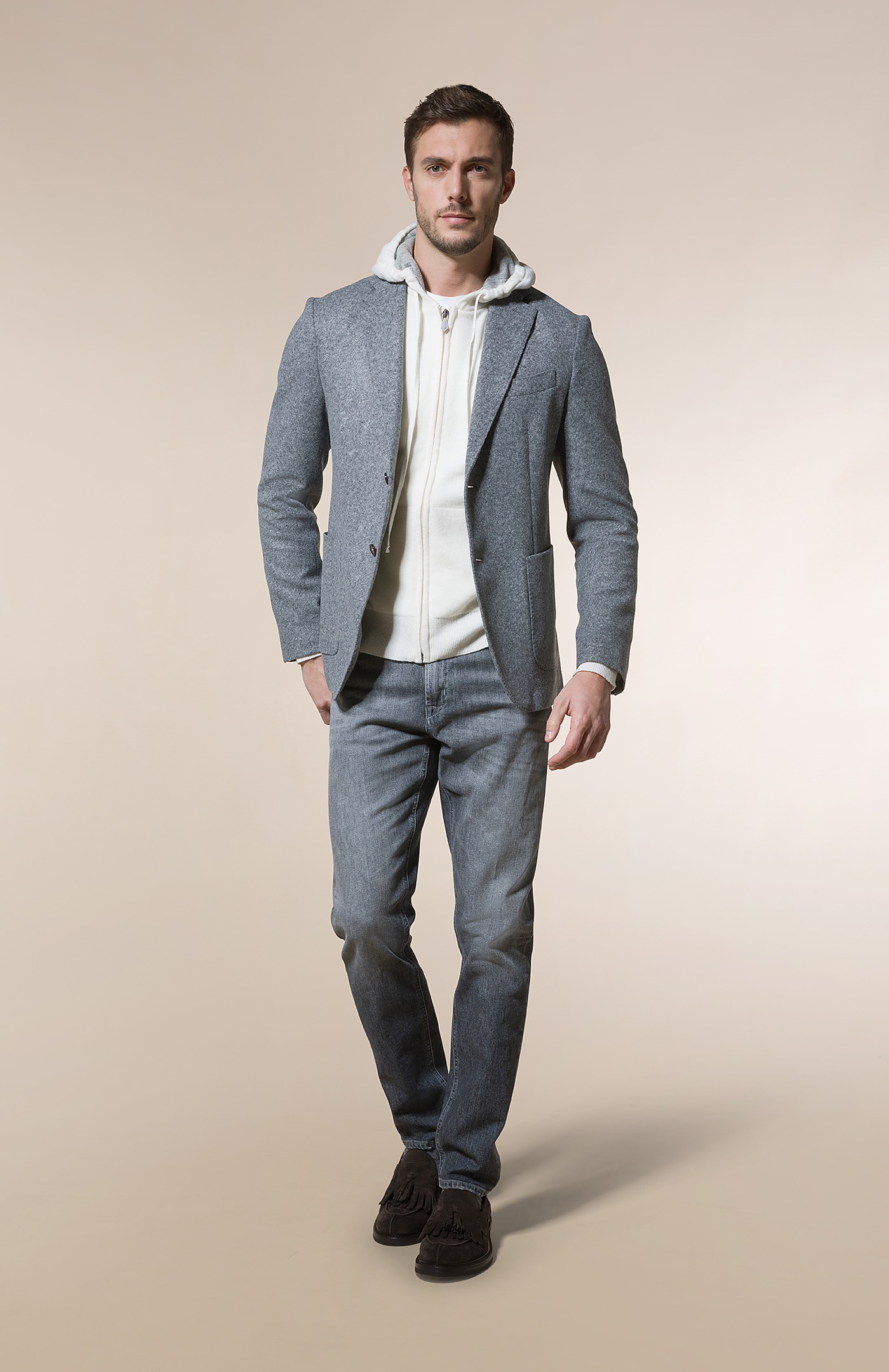Five-pocket pants made of black washed denim Black | Seventy®
