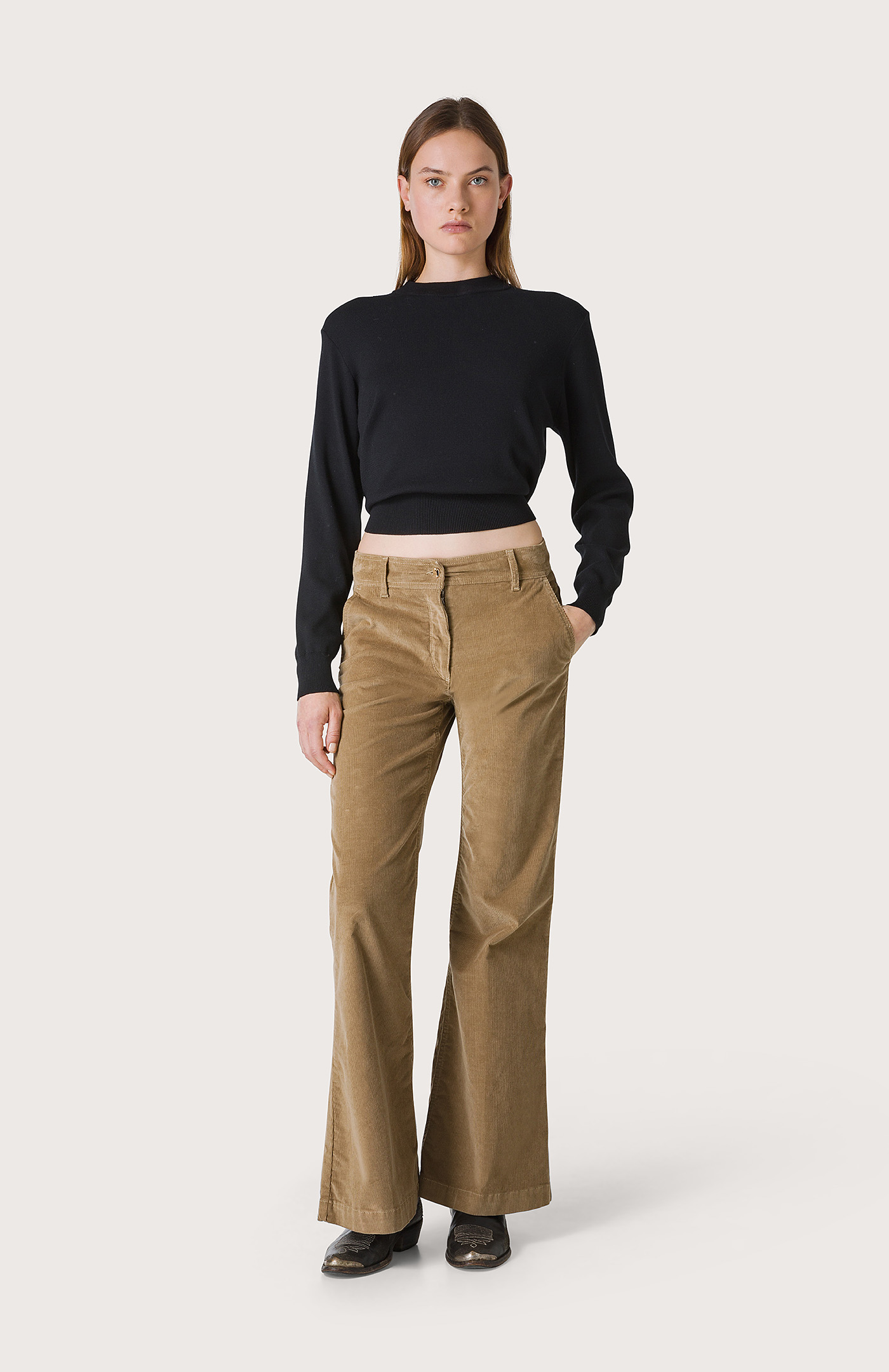 Buy Trousers Women Womens Pants Casual Work Plus Size Women Winter Pant  Casual Solid Color Trouser Keep Warm Plus Velvet Long Pants Solid Trousers  High Waist Pants for Women Dressy Online at