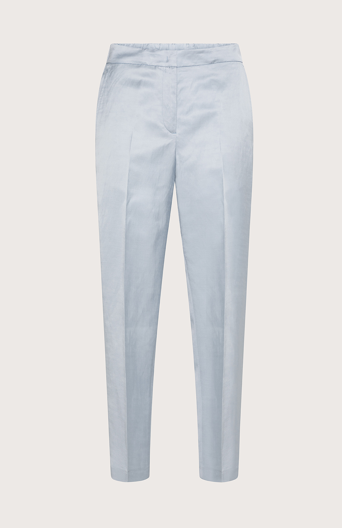 Cordera Cotton and Wool Carrot Pants - Navy | Garmentory