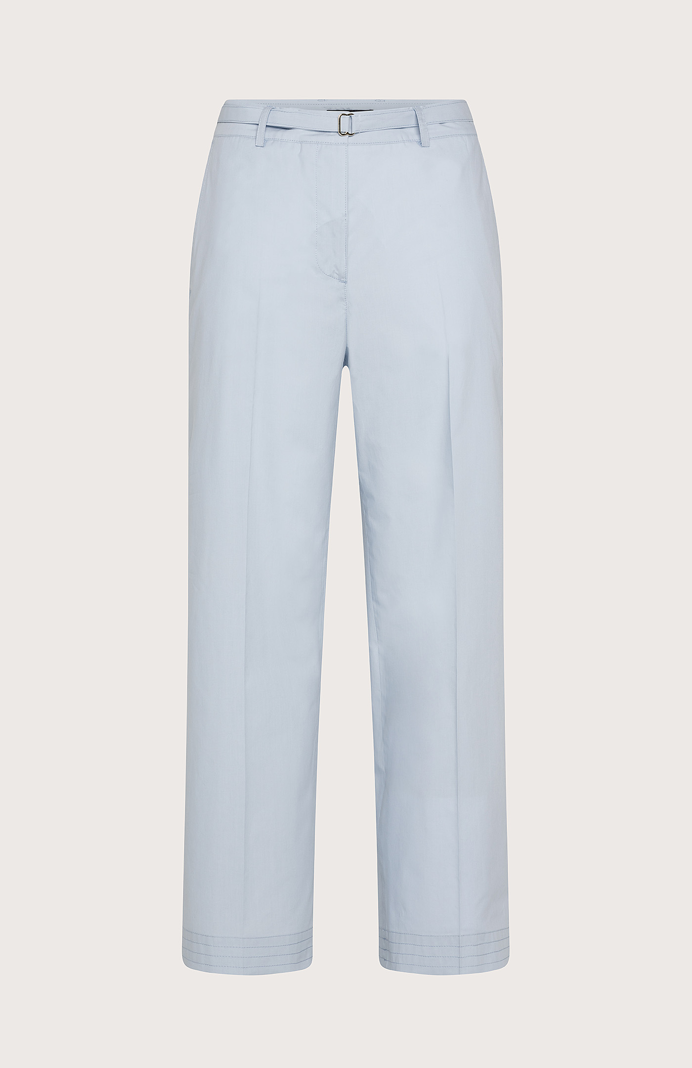 Elisabetta Franchi Belted Flared Trousers in White | Lyst UK