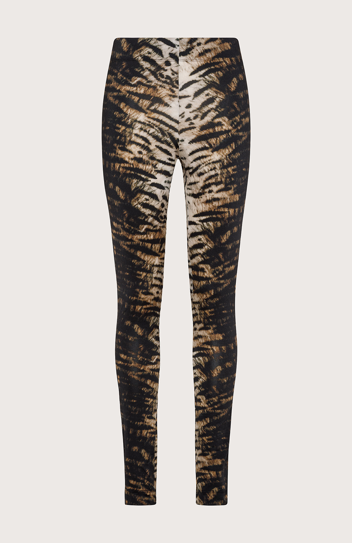 leopard-print jersey leggings
