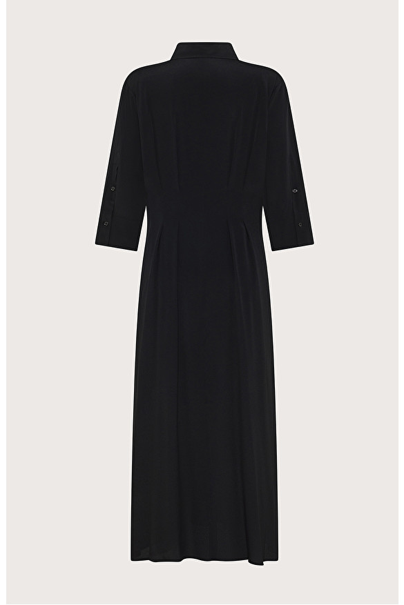 Abito lungo in crêpe misto seta -  | Seventy Venezia