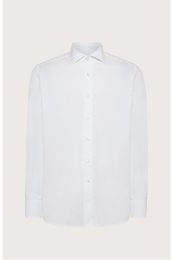 Regular fit shirt made of stretch poplin -  | Seventy Venezia