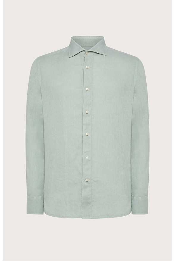 Regular fit shirt made of pure linen -  | Seventy Venezia