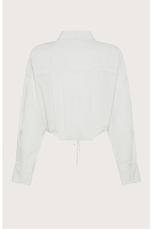 Striped cropped shirt | Seventy Venezia