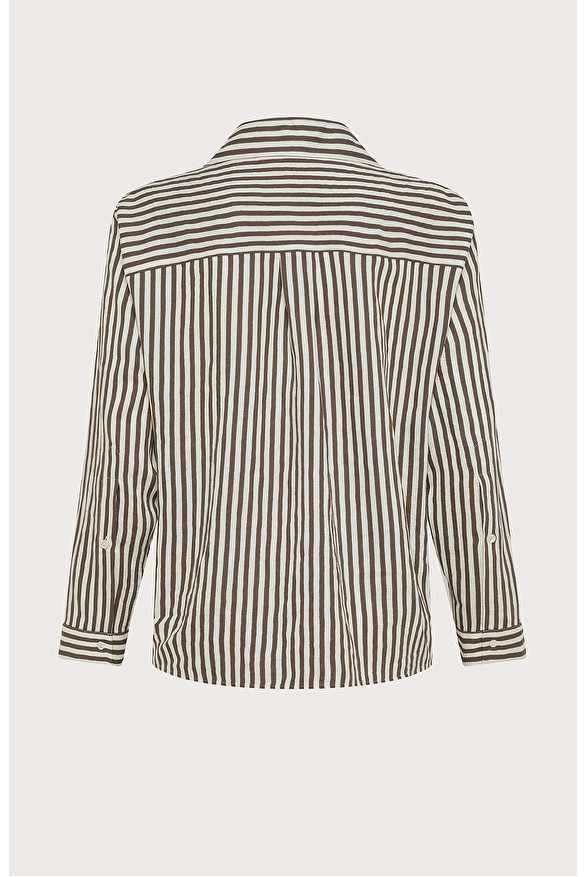 classical high neck lace blouse | épine