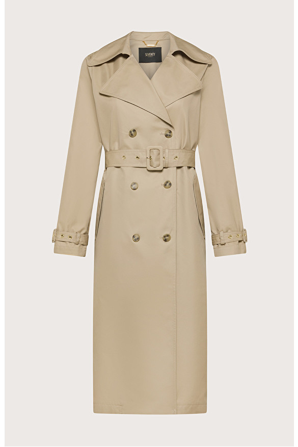 Double-breasted trench coat | Seventy Venezia
