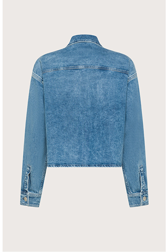 Giubbino corto in denim washed -  | Seventy Venezia