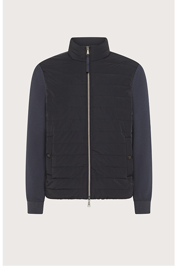 Down jacket with tricot sleeves -  | Seventy Venezia