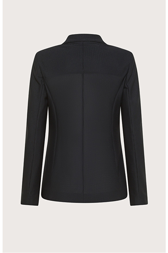 Slim-fit single-breasted jacket in honeycomb bi-stretch technical fabric | Seventy Venezia