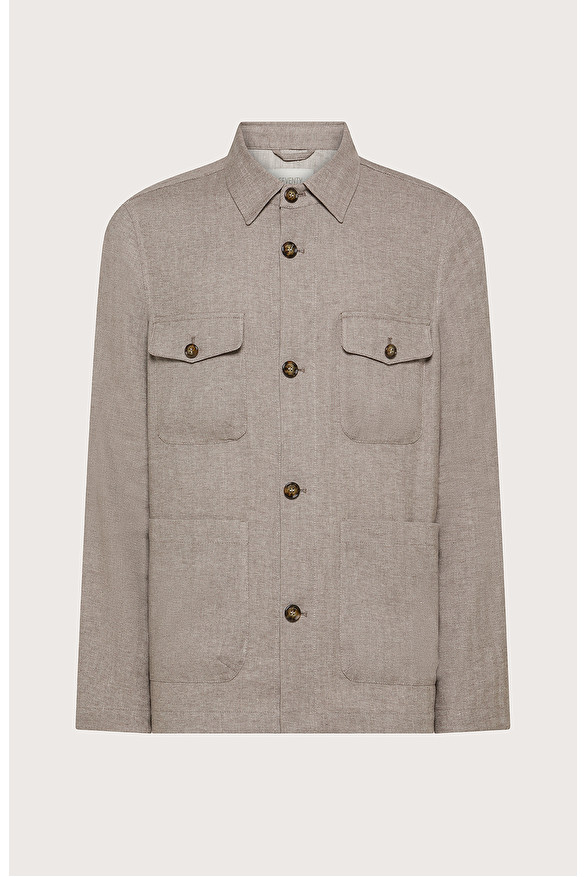 Field jacket in cotone/lino -  | Seventy Venezia