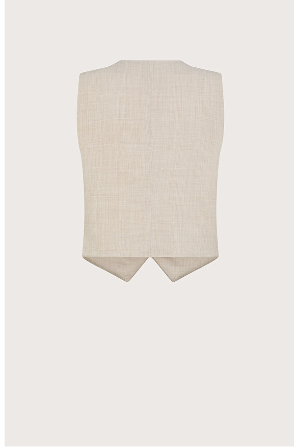 Tailored vest in fresh melange -  | Seventy Venezia