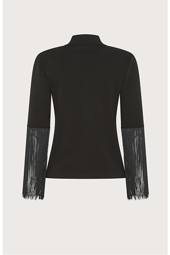 Polo in maglia di viscosa con frange -  | Seventy Venezia