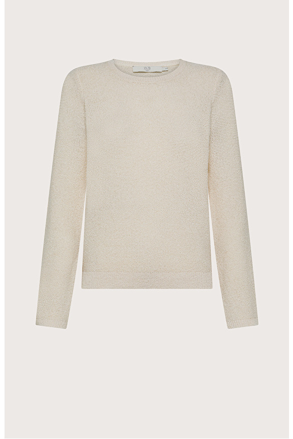 Maglia girocollo in filato fiammato -  | Seventy Venezia