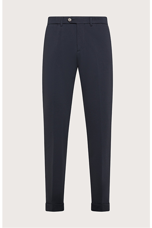 Chino trousers in stretch technical jersey | Seventy Venezia