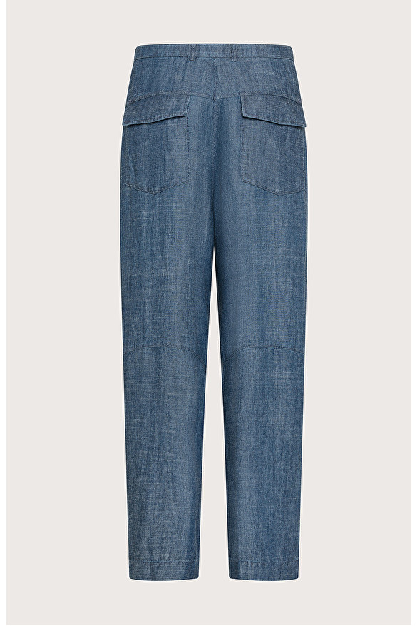 Fatigue trousers in fluid denim -  | Seventy Venezia