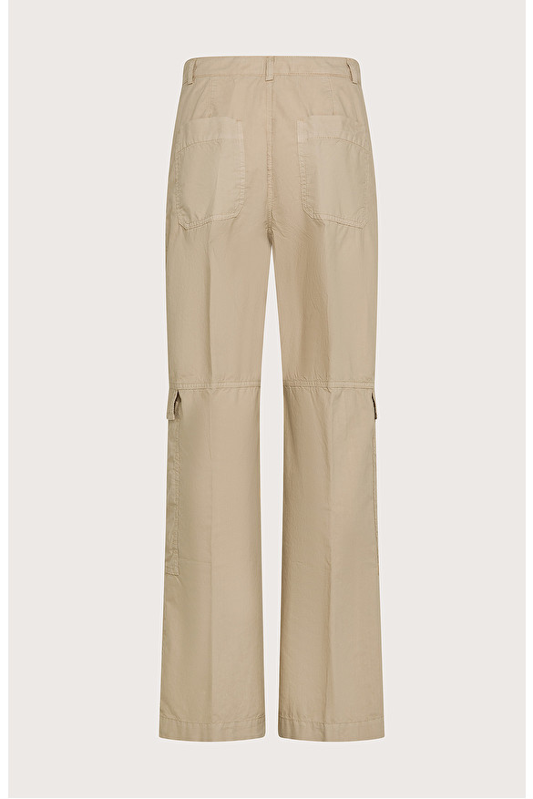 Garment-dyed poplin cargo trousers -  | Seventy Venezia