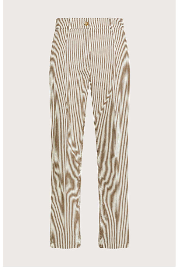 Straight-leg trousers with striped pleats -  | Seventy Venezia