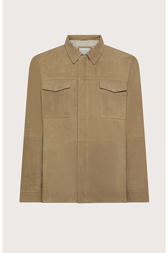 Suede field jacket -  | Seventy Venezia