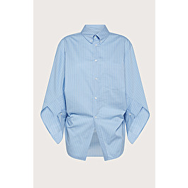 Asymmetric sleeve shirt - Col. Blue | Seventy®