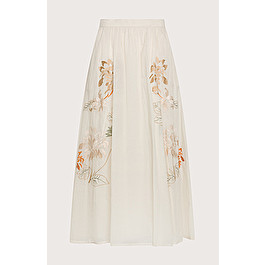 Wide skirt in embroidered organza | Seventy Venezia
